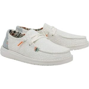 Hey Dude Women's White and Gray Shoes